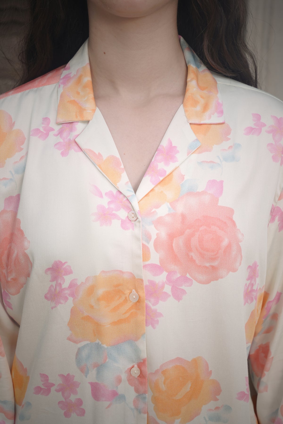 Coral Rose Pyjama Set