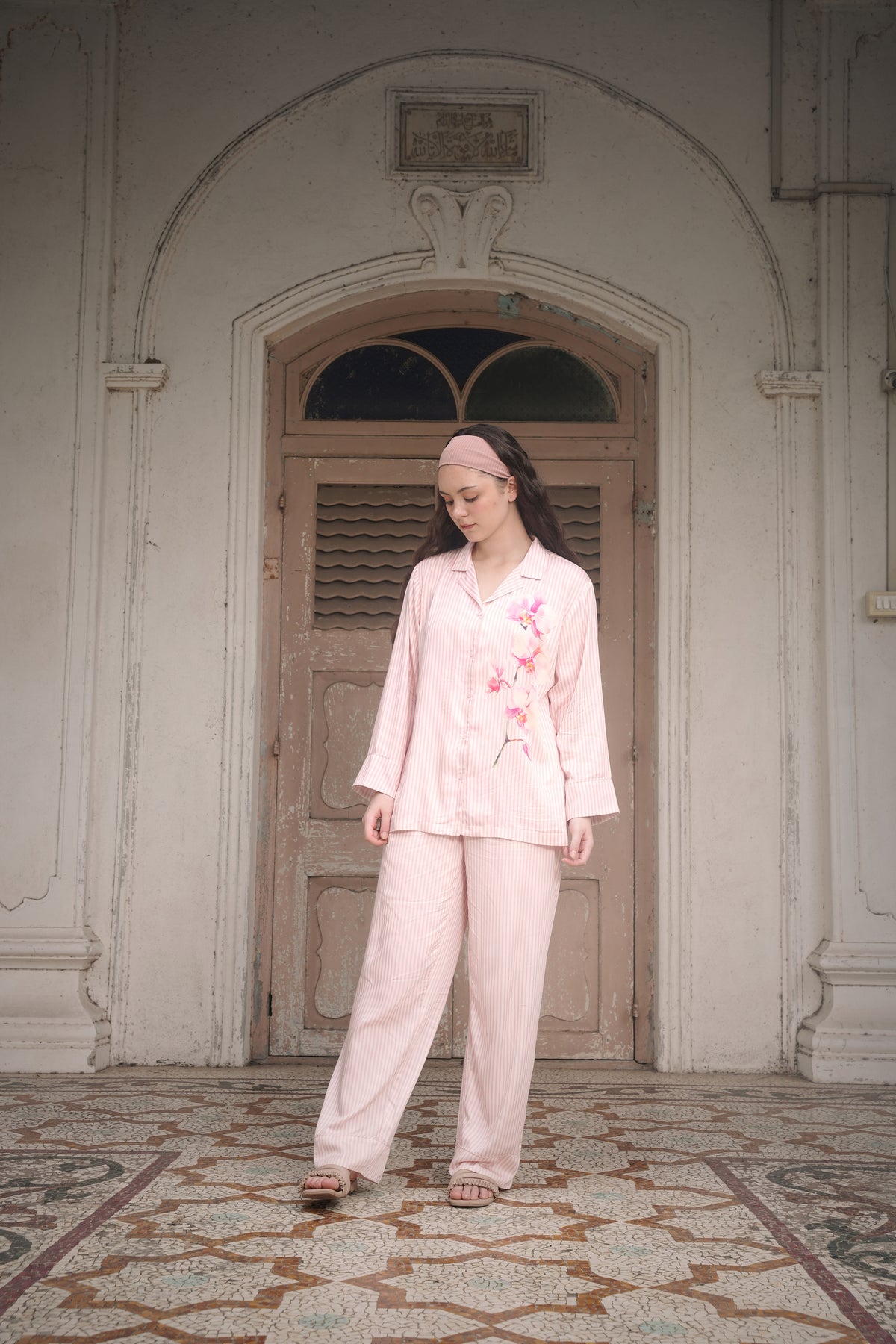 Pink Orchid Pyjama Set