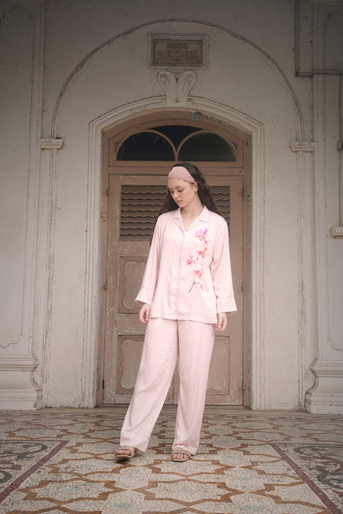 Pink Orchid Pyjama Set