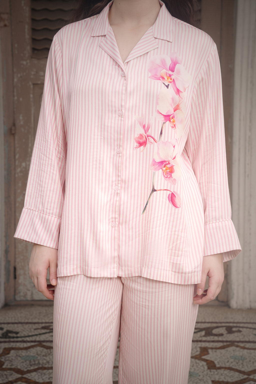 Pink Orchid Pyjama Set