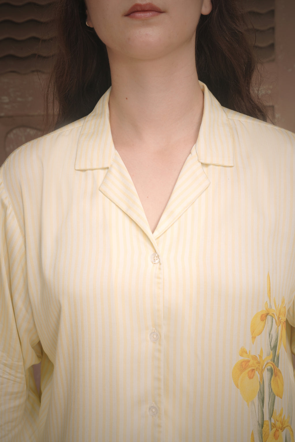 Yellow Iris Pyjama Set